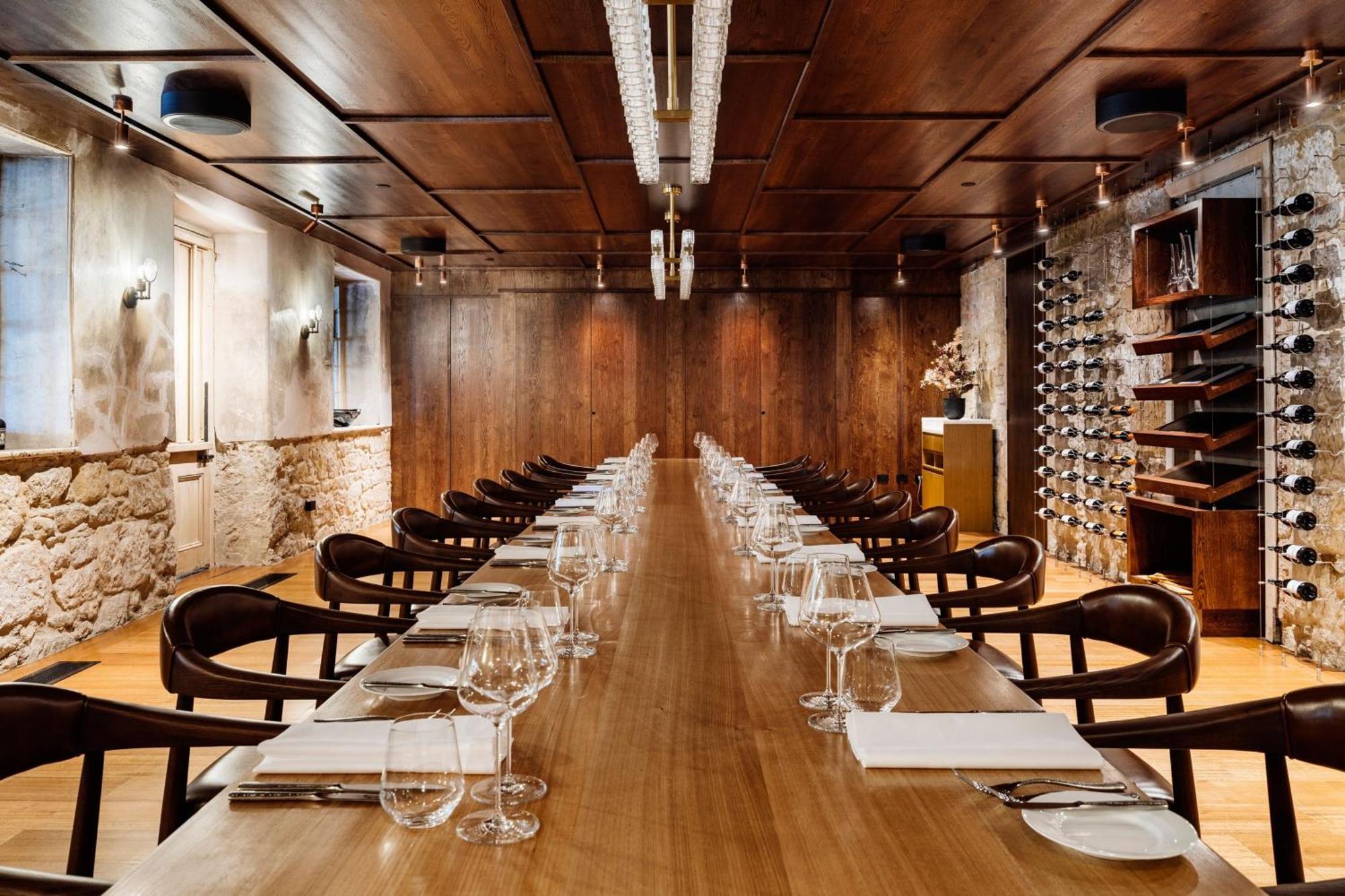 The Tasman, A Luxury Collection Hotel, ホバート エクステリア 写真 Interior of the restaurant